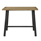 Braddock Brown/Black Counter Height Table by Homelegance at Eve Furniture