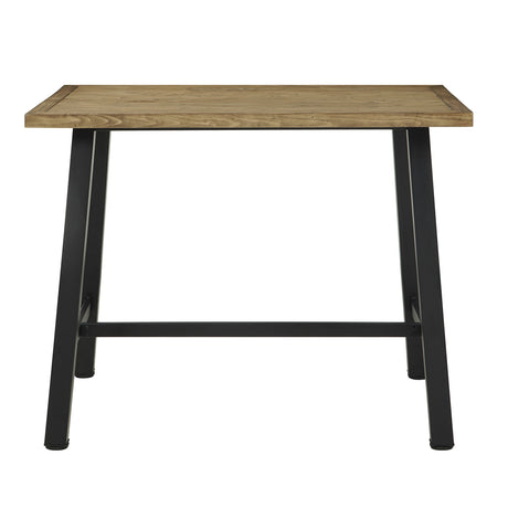 Braddock Brown/Black Counter Height Table by Homelegance at Eve Furniture