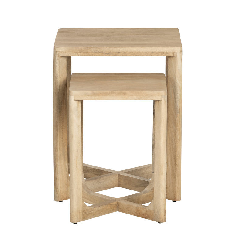 Braden Brown 2-Piece Accent Table Set by Crestview at Eve Furniture