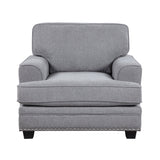 Bradford Gray Living Room Set by Homelegance at Eve Furniture