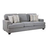 Bradford Gray Living Room Set by Homelegance at Eve Furniture