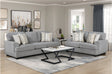 Bradford Gray Living Room Set by Homelegance at Eve Furniture