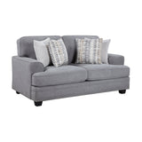 Bradford Gray Loveseat by Homelegance at Eve Furniture