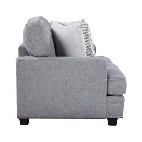 Bradford Gray Loveseat by Homelegance at Eve Furniture