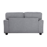 Bradford Gray Loveseat by Homelegance at Eve Furniture