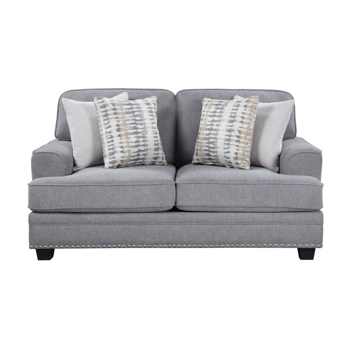 Bradford Gray Loveseat by Homelegance at Eve Furniture