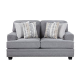 Bradford Gray Loveseat by Homelegance at Eve Furniture