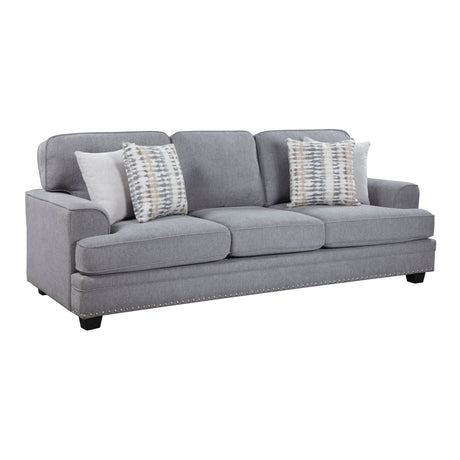 Bradford Gray Sofa by Homelegance at Eve Furniture