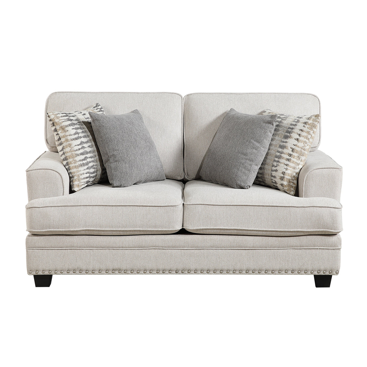 Bradford Sand Loveseat by Homelegance at Eve Furniture