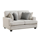 Bradford Sand Loveseat by Homelegance at Eve Furniture