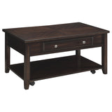 Bradford Walnut 2-Piece Lift Top Coffee and End Table Set by Coaster at Eve Furniture