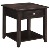 Bradford Walnut 3-Piece Lift Top Coffee and End Table Set by Coaster at Eve Furniture