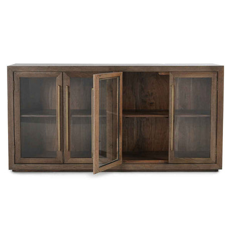 Bradley 4 Door Cabinet - Landmark Brown by Classic Home at Eve Furniture