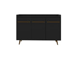 Bradley 53.54 Buffet Stand in Black by Manhattan Comfort at Eve Furniture