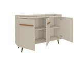 Bradley 53.54 Buffet Stand in Off White by Manhattan Comfort at Eve Furniture