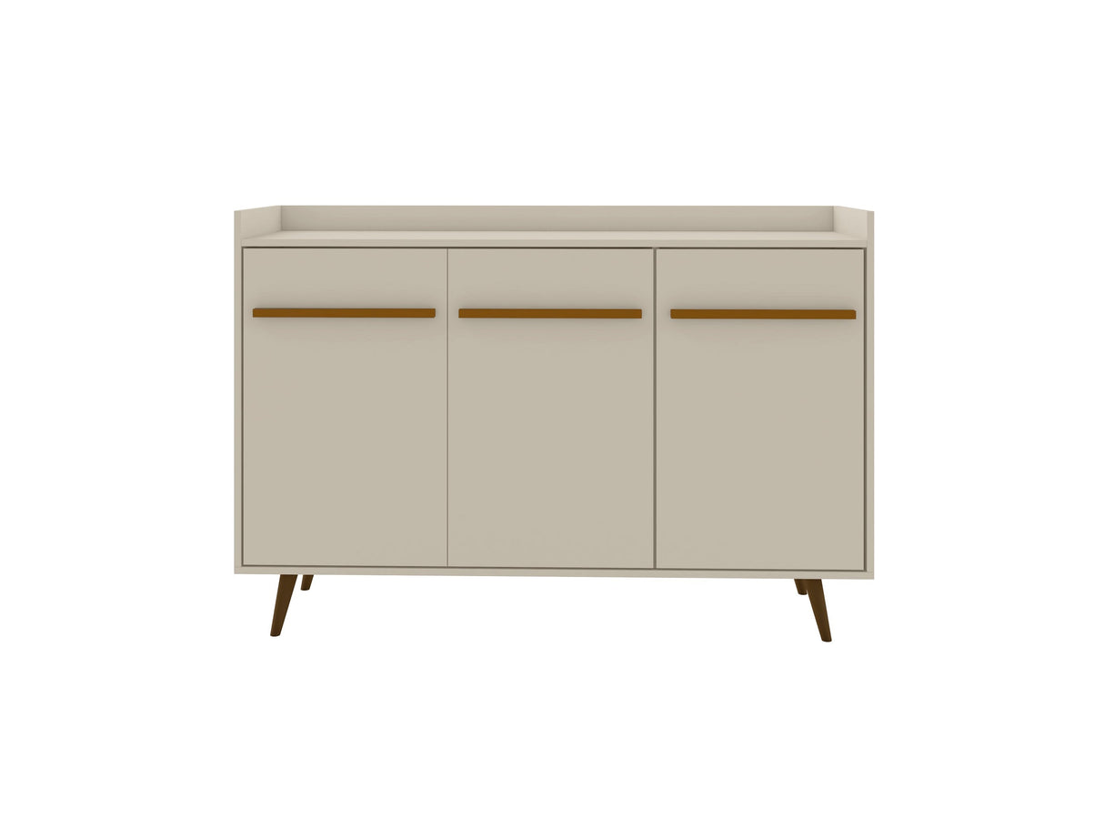 Bradley 53.54 Buffet Stand in Off White by Manhattan Comfort at Eve Furniture