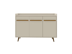 Bradley 53.54 Buffet Stand in Off White by Manhattan Comfort at Eve Furniture