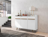 Bradley 53.54 Buffet Stand in White by Manhattan Comfort at Eve Furniture