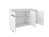 Bradley 53.54 Buffet Stand in White by Manhattan Comfort at Eve Furniture