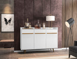 Bradley 53.54 Buffet Stand in White by Manhattan Comfort at Eve Furniture