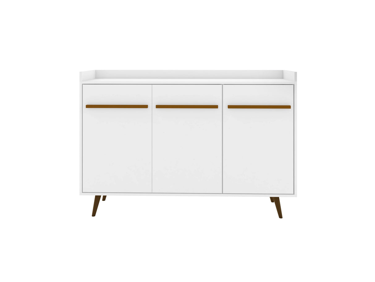 Bradley 53.54 Buffet Stand in White by Manhattan Comfort at Eve Furniture