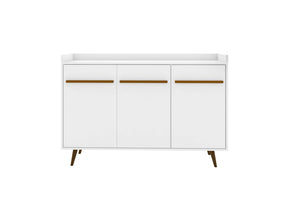 Bradley 53.54 Buffet Stand in White by Manhattan Comfort at Eve Furniture