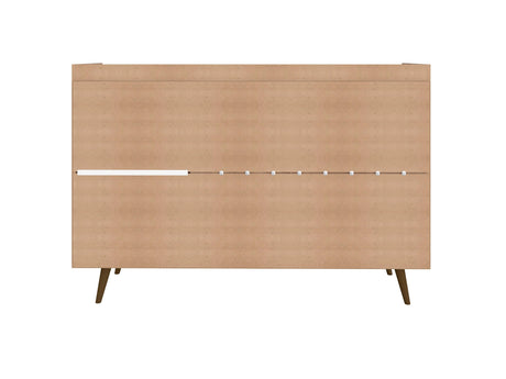 Bradley 53.54 Stand Buffet in Rustic Brown by Manhattan Comfort at Eve Furniture