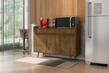 Bradley 53.54 Stand Buffet in Rustic Brown by Manhattan Comfort at Eve Furniture