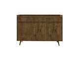 Bradley 53.54 Stand Buffet in Rustic Brown by Manhattan Comfort at Eve Furniture