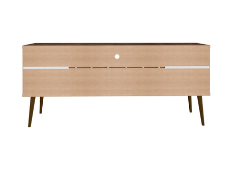 Bradley 62.99 TV Stand in Rustic Brown by Manhattan Comfort at Eve Furniture