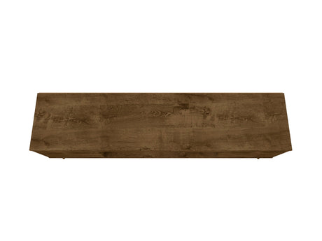 Bradley 62.99 TV Stand in Rustic Brown by Manhattan Comfort at Eve Furniture