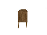Bradley 62.99 TV Stand in Rustic Brown by Manhattan Comfort at Eve Furniture