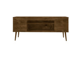 Bradley 62.99 TV Stand in Rustic Brown by Manhattan Comfort at Eve Furniture