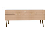 Bradley 62.99 TV Stand in White by Manhattan Comfort at Eve Furniture