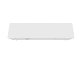 Bradley 62.99 TV Stand in White by Manhattan Comfort at Eve Furniture