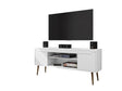 Bradley 62.99 TV Stand in White by Manhattan Comfort at Eve Furniture