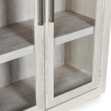 Bradley Display Cabinet - Coastal White by Classic Home at Eve Furniture