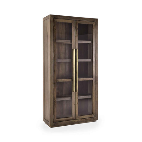 Bradley Display Cabinet - Landmark Brown by Classic Home at Eve Furniture