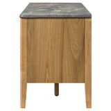 Bradley Grey/Natural 63-inch 2-Door SmartTop TV Stand by Coaster at Eve Furniture