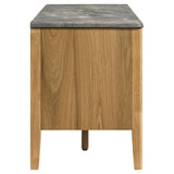 Bradley Grey/Natural 63-inch 2-Door SmartTop TV Stand by Coaster at Eve Furniture