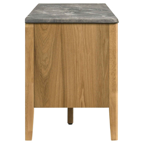 Bradley Grey/Natural 63-inch 2-Door SmartTop TV Stand by Coaster at Eve Furniture