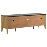 Bradley Grey/Natural 63-inch 2-Door SmartTop TV Stand by Coaster at Eve Furniture