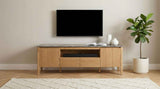 Bradley Grey/Natural 63-inch 2-Door SmartTop TV Stand by Coaster at Eve Furniture