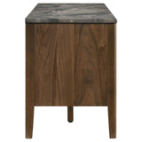 Bradley Smokey Grey/Brown 63-inch 2-Door SmartTop TV Stand by Coaster at Eve Furniture