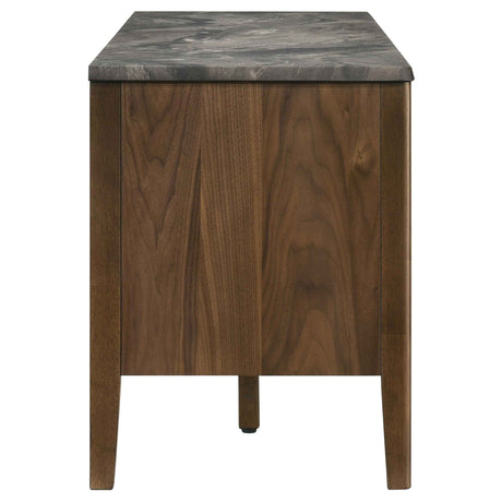 Bradley Smokey Grey/Brown 63-inch 2-Door SmartTop TV Stand by Coaster at Eve Furniture