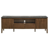 Bradley Smokey Grey/Brown 63-inch 2-Door SmartTop TV Stand by Coaster at Eve Furniture