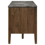 Bradley Smokey Grey/Brown 63-inch 2-Door SmartTop TV Stand by Coaster at Eve Furniture