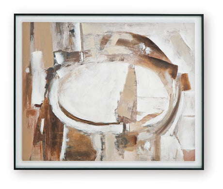 Bradlow Brown & White & Black Wall Art by Ashley at Eve Furniture