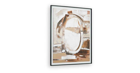 Bradlow Brown & White & Black Wall Art by Ashley at Eve Furniture