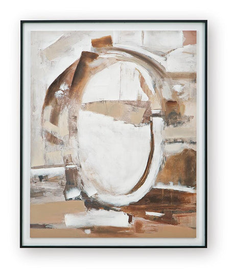 Bradlow Brown & White & Black Wall Art by Ashley at Eve Furniture